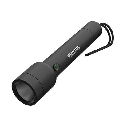 Picture of PHILIPS Rechargeable LED Flashlight with Digital Display  Smart Design • Powerful Light • Trusted PHILIPS Quality