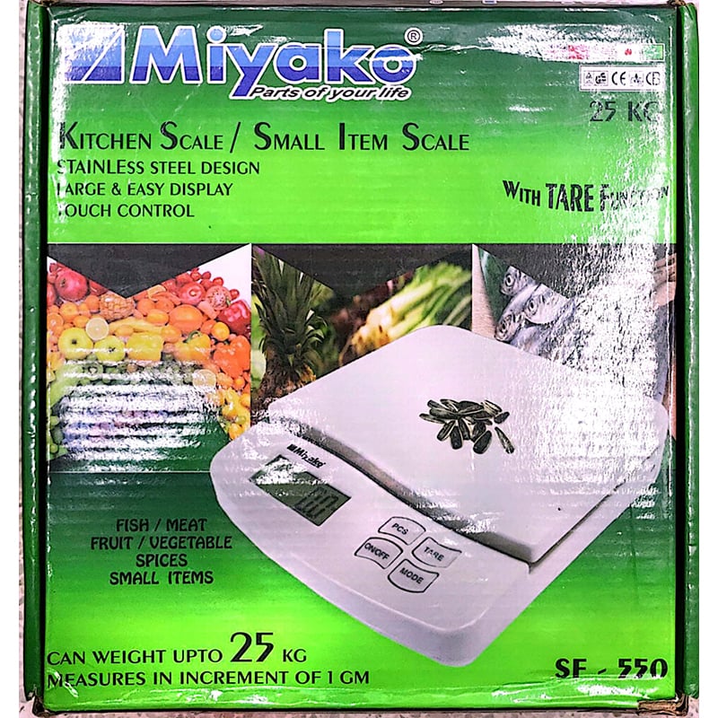 Picture of Miyako SF-550 Digital Kitchen Scale – 25KG Heavy Duty Precision Scale