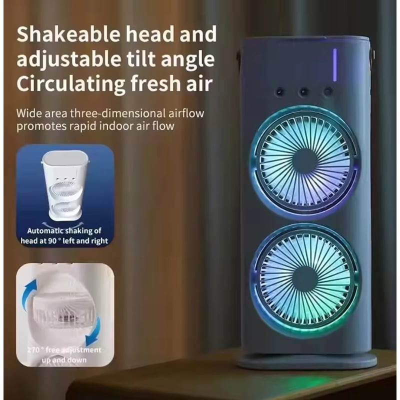 Picture of Double-Ended Spray Fan – Portable Humidifier Air Cooler with Remote Control