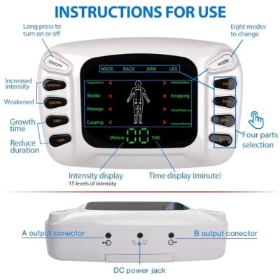 Picture of Electric Pulse EMS & TENS Massager – Muscle Stimulator, Acupuncture & Slimming Therapy Device