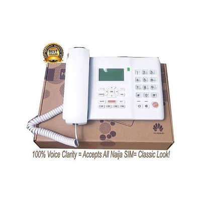 Picture of Huawei F501 Land Phone Desk Phone Single Sim White and black