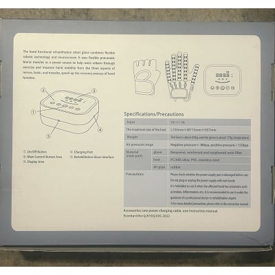 Picture of Advanced Hand Function Rehabilitation Robotic Training Glove – Medium Size (Left)