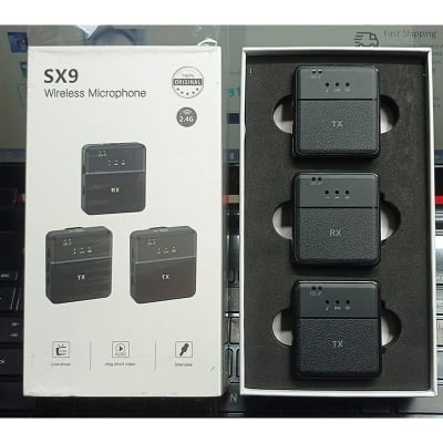 Picture of SX9 Dual Mini Wireless Microphone (Type-C & 3.5mm)