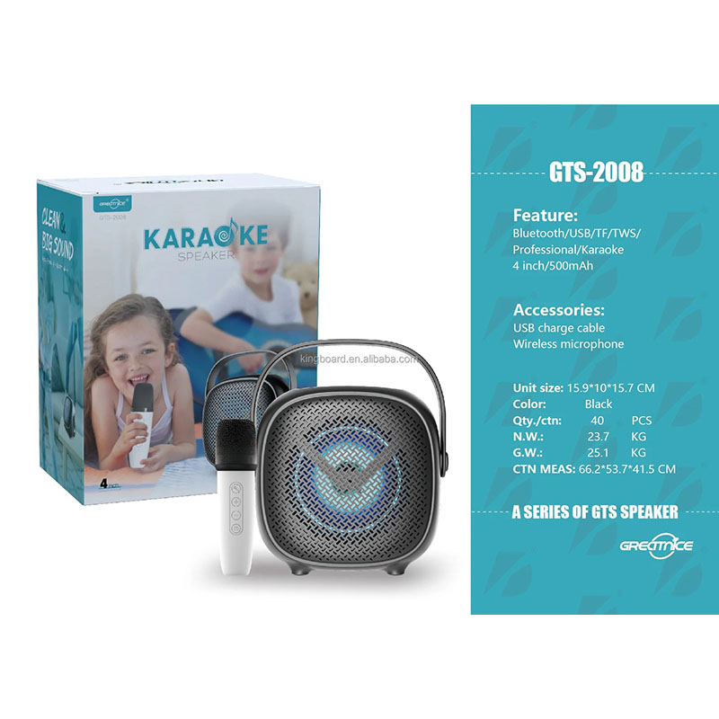 Picture of GREATNICE GTS-2008 Wireless Karaoke Speaker – Feel the Beat, Live the Music  and videos