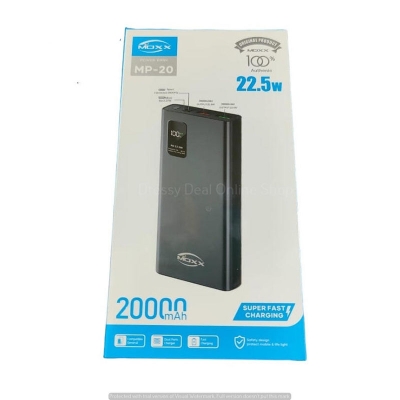 Picture of Moxx 20000 mah 22.5w fast Charging Power bank with Display (MP-20)