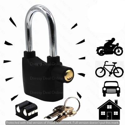 Picture of Safety Alarm Lock for Byke Auto and Home safety -Black