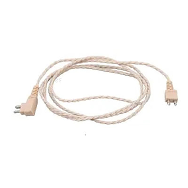 Picture of 2 pin Hearing Aid Wire Cable Cord for Pocket Hearing Aids Siemens Rexton -Black and Beige