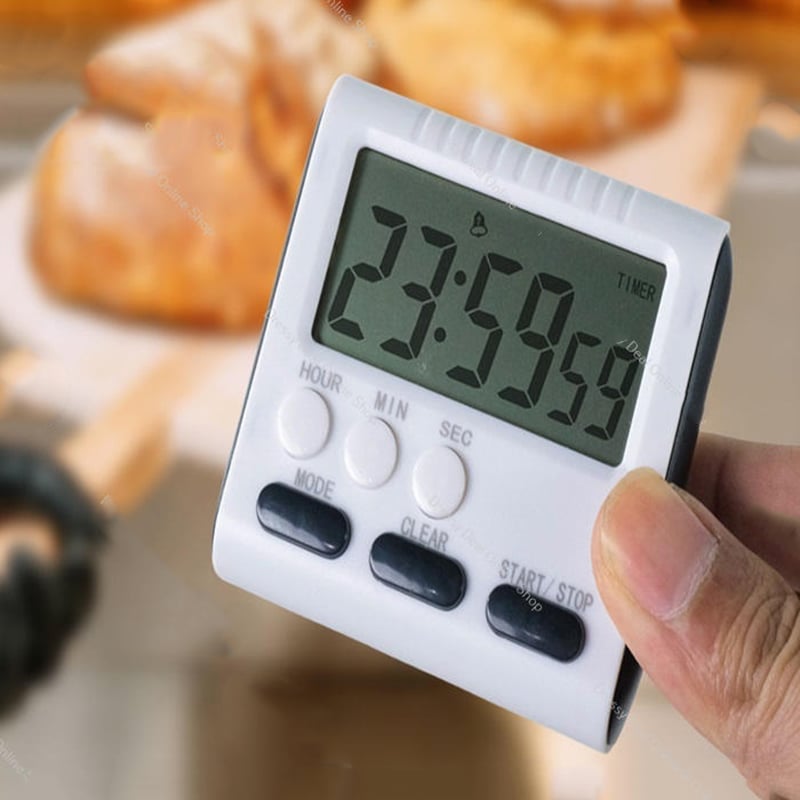 Picture of Digital Display Kitchen timer Cooking Alarm Clock  Stopwatch Clock