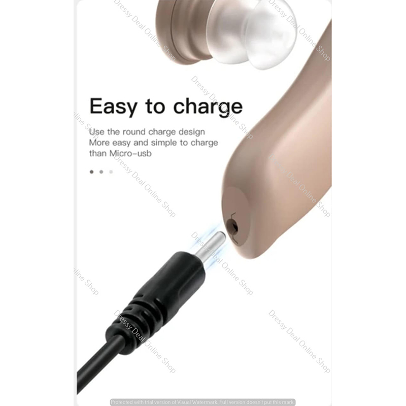 Picture of Rionet Rechargable Hearing Aid Sound Amplifier Bte system Hearing Aid with charger