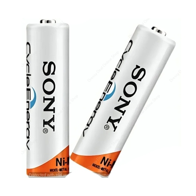 Picture of SONY AAA (2-in-1 AAA) Rechargeable Battery / Double A Battery, Cycle Energy, Ni-MH, NH-AA, 1.2V, 4300mAh