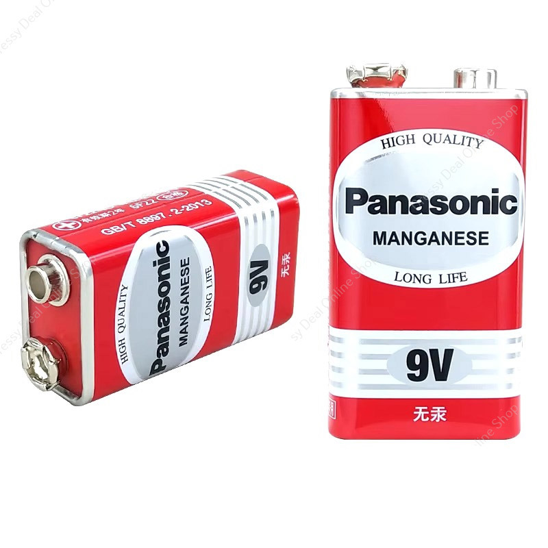 Picture of 9V 6F22 Battery For Zinc-Carbon Smoke Alarm