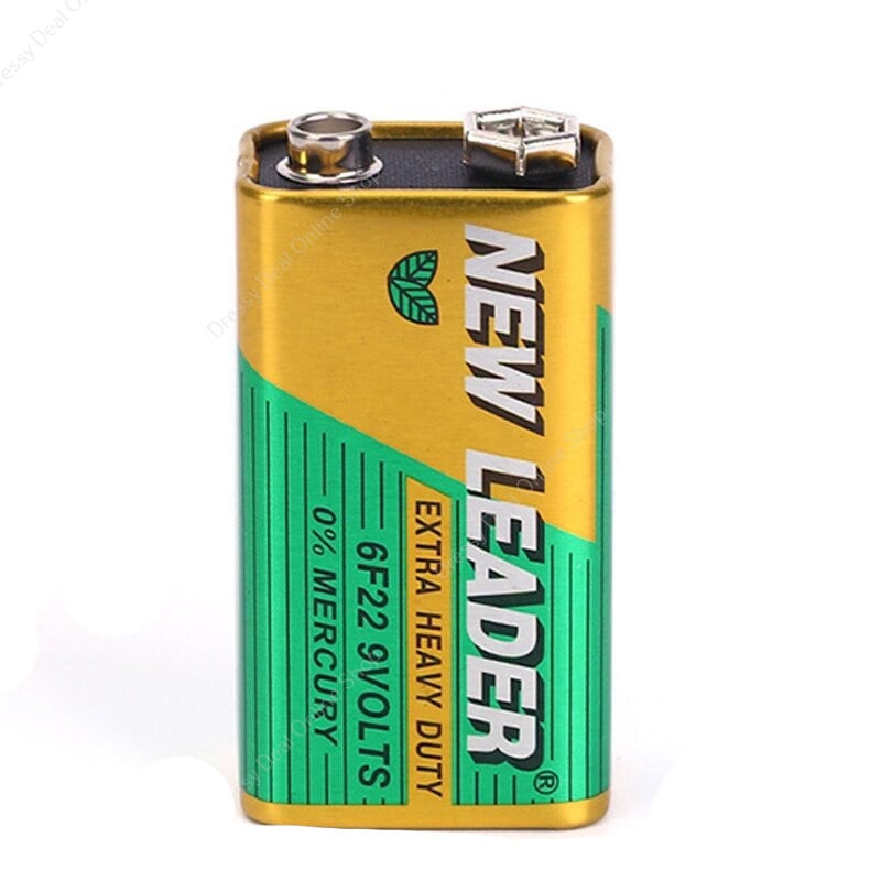 Picture of 9V Battery DC 9V Non-Rechargeable Batteries 6F22 For Toy Car Electronics Device Multimeter Multi Meter Battery Electronics Projects DIY
