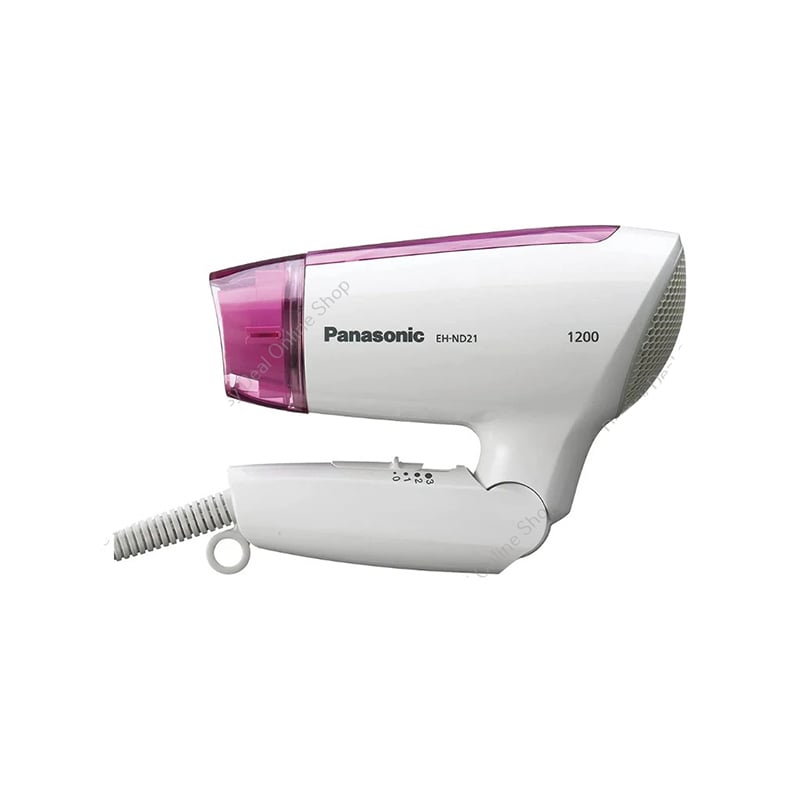 Picture of Panasonic EH-ND21 Foldable Hair Dryer with Cool Air and Quick Dry Nozzle 1200 Watts