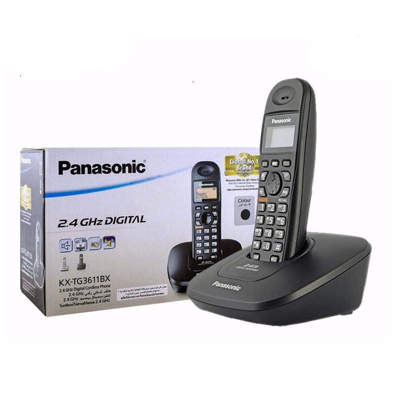 Picture of Panasonic KX-TG3611BX Digital Cordless Telephone with Speaker malaysia made