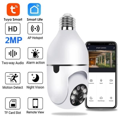 Picture of Bulb System 360 Degree WiFi Panoramic IP Camera E27 with Night Vision cc camera