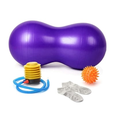 Picture of Gym Exercise Ball For Body Fitness yoga Ball 75cm Capsule type Premium Quality with Pumper