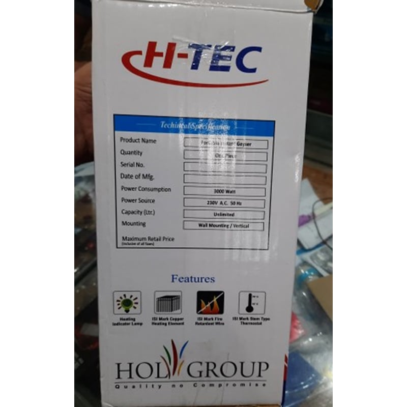 Picture of H-TEC Instant Portable Geyser Water heater