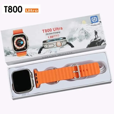 Picture of T800 Ultra Men Smart Watch 1.99" Infinite Display Bluetooth Calling Pedometer Heart Rate Blood Pressure Sleep Sports Watch for Android Phone