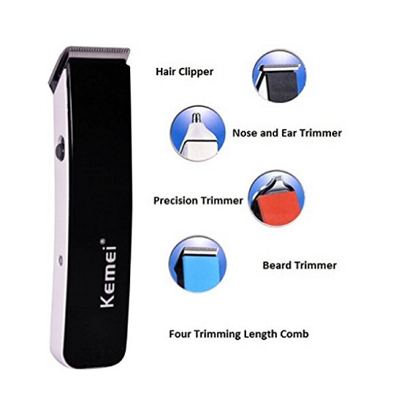 Picture of Kemei 4 in 1 Rechargeable Grooming Kit KM-3580 Black