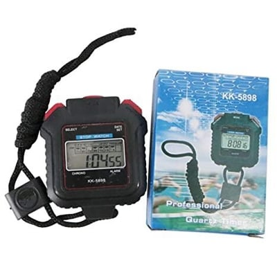 Picture of Digital Stop Watch 5898 China/Waterproof Digital Lcd Stopwatch Chronograph Timer Counter Sports Alarm - Digital Watch