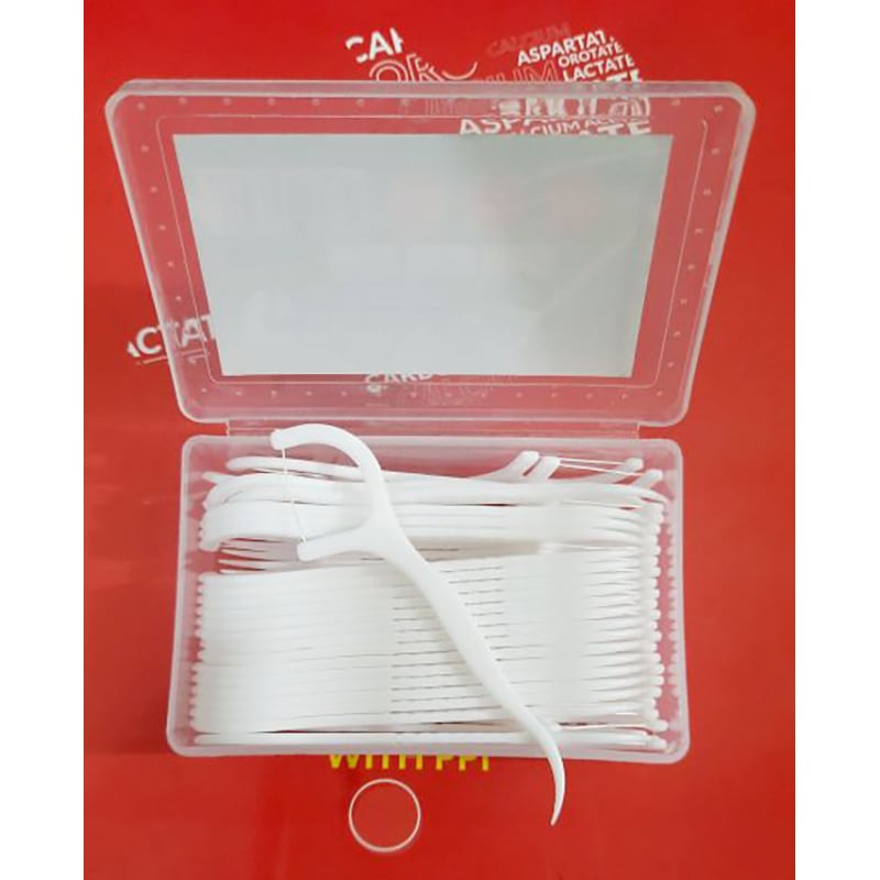 Picture of Procare Macromolecule Dental Floss Pick Toothpick Inner dental Cleaner Tooth Picks-50 pcs