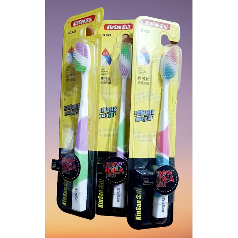 Picture of Kinsan Tooth Brush Oral Cleaning Ultra Soft good quality Tooth Brush-3 pcs