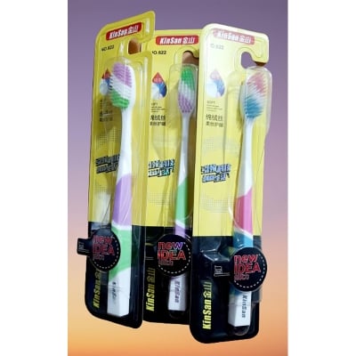 Picture of Kinsan Tooth Brush Oral Cleaning Ultra Soft good quality Tooth Brush-3 pcs