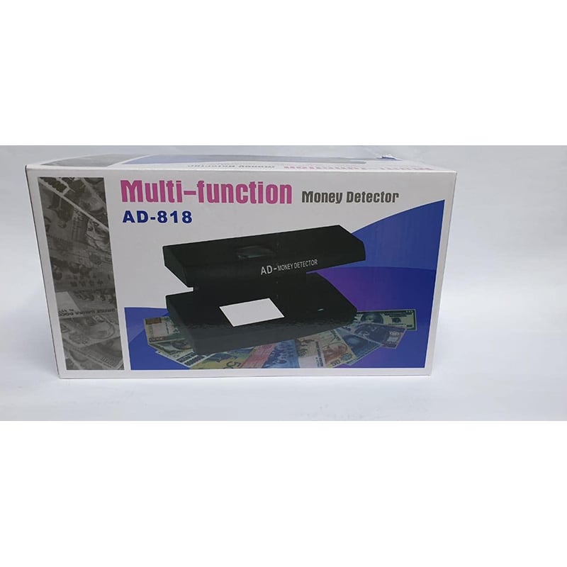 Picture of Professional Multi function Money Detector Machine AD-818 with UV light