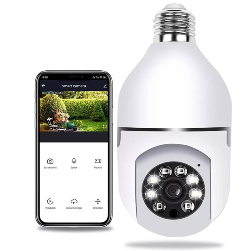 Picture of Bulb System 360 Degree WiFi Panoramic IP Camera
