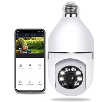 Picture of Bulb System 360 Degree WiFi Panoramic IP Camera