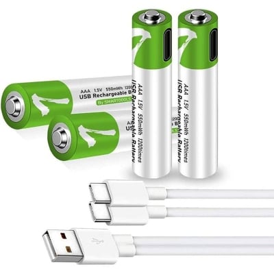 Picture of SmarToools RB40 AA 1.5V 2600mWh Rechargeable Battery (4Pcs Set)