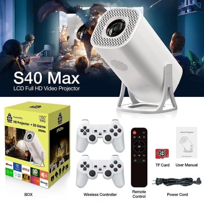 Picture of Salange S40 Max Game Projector – The Ultimate Mini Home Theater Experience!