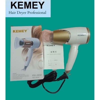 Picture of Kemey KM-6832 Essential DryCare Foldable Hair Dryer for Women