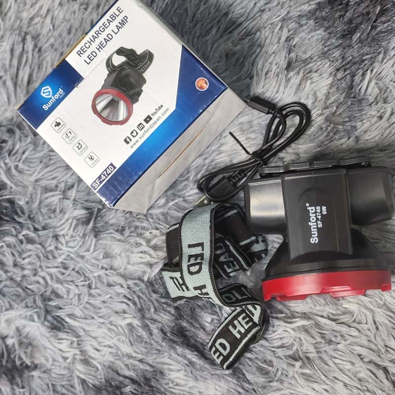 Picture of Sunford Rechargeable LED Head Lamp (Model: SF-4740)