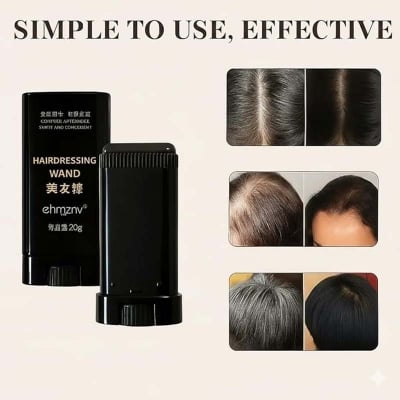 Picture of Hairdressing Wand White Hair Cover Stick – Instant Black Hair Concealer -20g