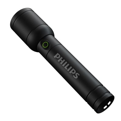 Picture of PHILIPS Rechargeable LED Flashlight with Digital Display  Smart Design • Powerful Light • Trusted PHILIPS Quality