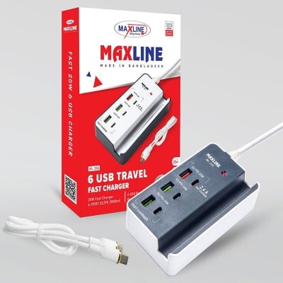 Picture of Maxline 6 USB SUPER FAST 30W 6 USB CHARGER Power Everything, Anywhere