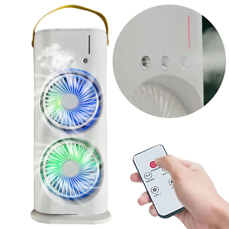 Picture of Double-Ended Spray Fan – Portable Humidifier Air Cooler with Remote Control