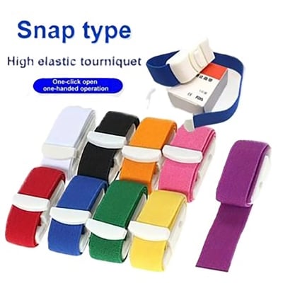 Picture of Hemostatic Elastic Tourniquet Belt – Emergency First Aid Strap for Paramedics, Athletes & Outdoor Use