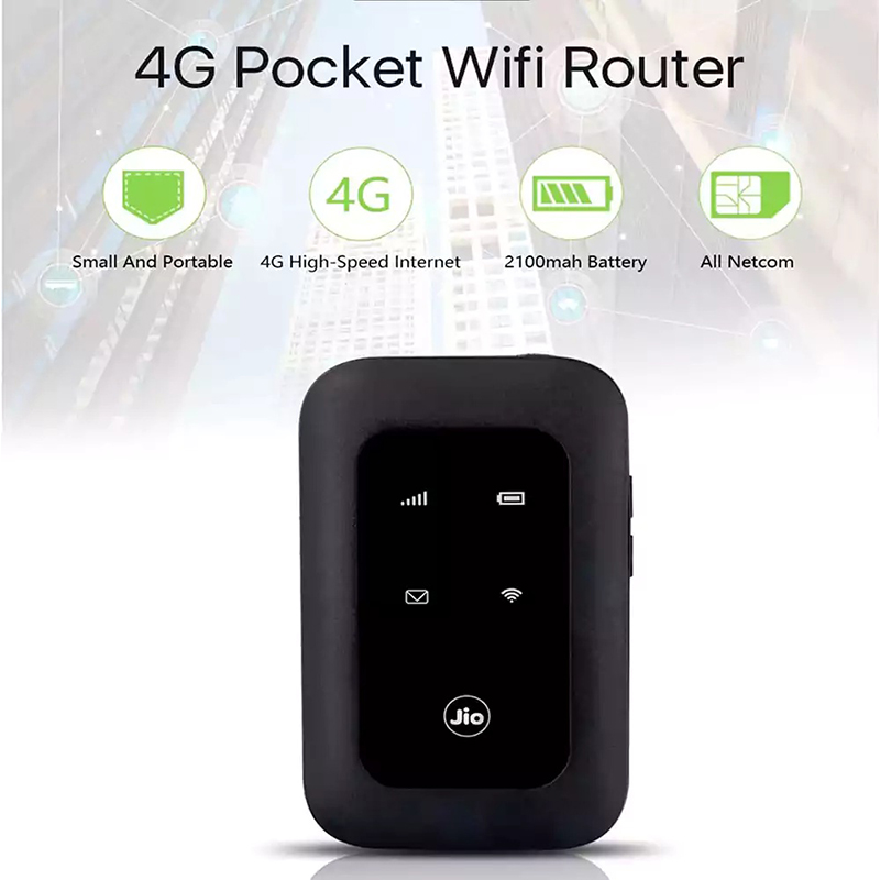 Picture of Jio MF680s Super 4G+ Pocket WiFi Router with Battery | High-Speed Hotspot Anywhere