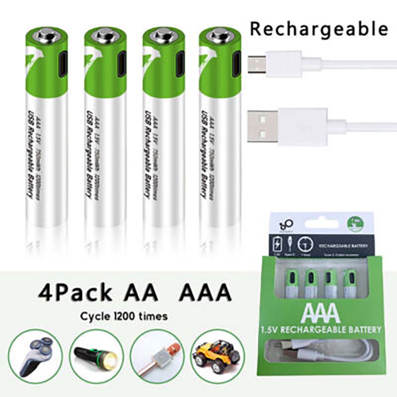 Picture of SmarToools RB40 AAA 1.5V 750mWh Rechargeable Battery (4Pcs Set)