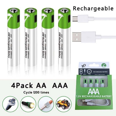 Picture of SmarToools RB40 AAA 1.5V 750mWh Rechargeable Battery (4Pcs Set)