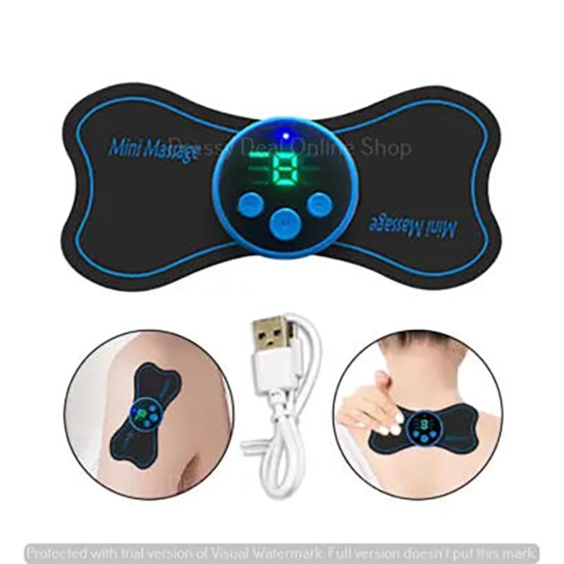 Picture of Rechargable Mini Massager for shoulder waist neck pain remover deep tissue and back pain remove massager