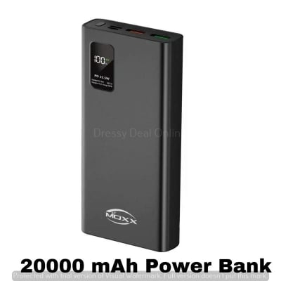 Picture of Moxx 20000 mah 22.5w fast Charging Power bank with Display (MP-20)