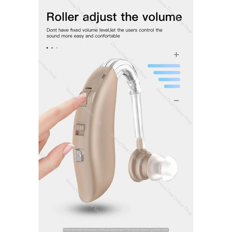 Picture of Rionet Rechargable Hearing Aid Sound Amplifier Bte system Hearing Aid with charger