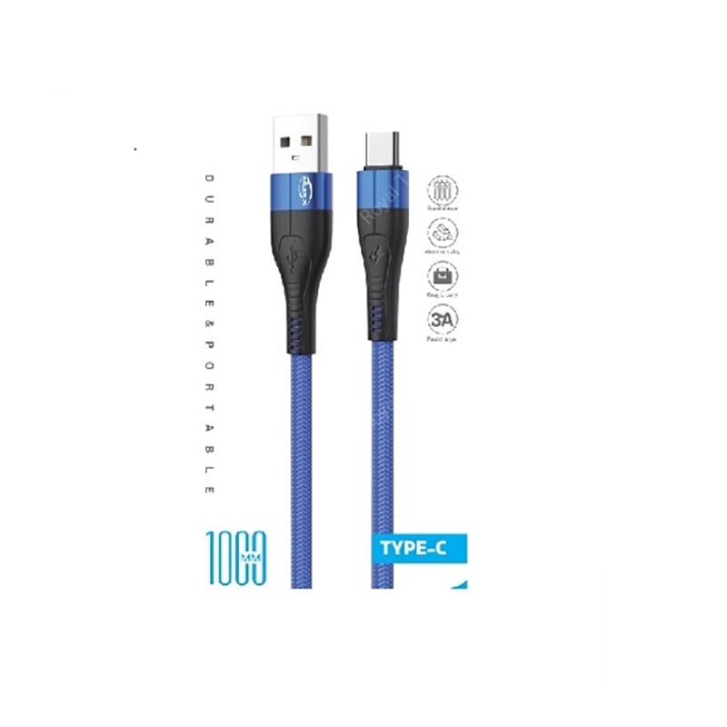Picture of MOXX MDC-10 USB-A to TYPE-C Fast Charging Data Transfer Cable upto 65watt support
