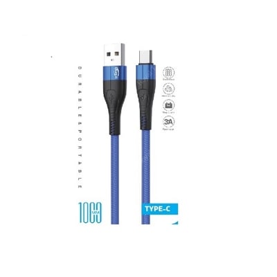 Picture of MOXX MDC-10 USB-A to TYPE-C Fast Charging Data Transfer Cable upto 65watt support