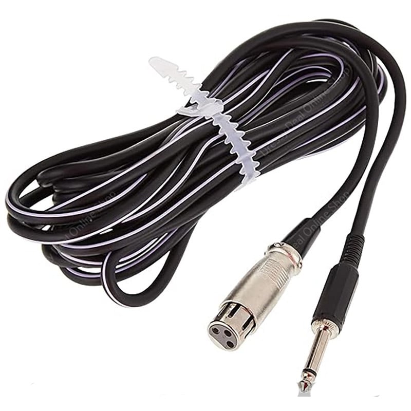 Picture of AHUJA AUD 98XLR Professional Dynamic Unidirectional Microphone 3 Pin Wired Corded Microphone High Output Neodymium Cartridge Excellent Intelligibility