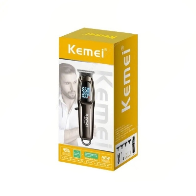 Picture of KEMEI KM-2273 Professional Men's Hair Cutting Machine Wireless Trimmer LED Display Home Haircut 1800mah Lithium Battery