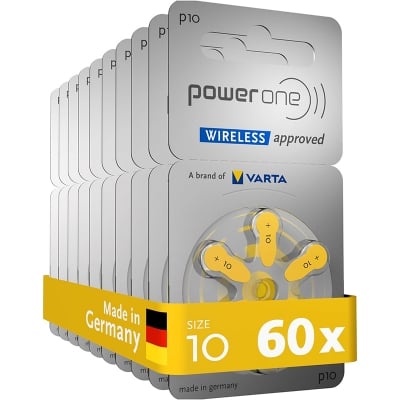 Picture of Signia/ Power One -Germany Hearing Aid Battery Size 10, Pack of 6 Batteries